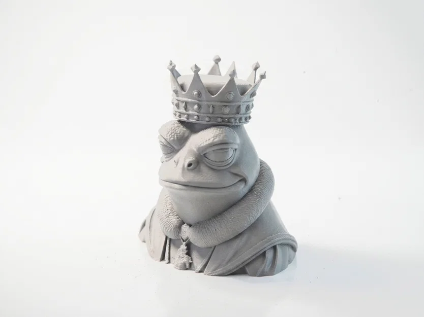 Mô hình 3D Ếch Hoàng Gia (Frog King) đầy uy nghi - Image 1