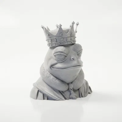 Mô hình 3D Ếch Hoàng Gia (Frog King) đầy uy nghi