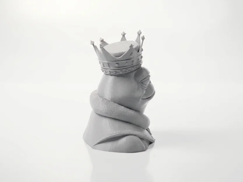 Mô hình 3D Ếch Hoàng Gia (Frog King) đầy uy nghi - Image 3