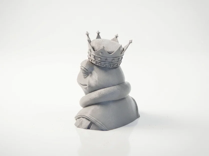 Mô hình 3D Ếch Hoàng Gia (Frog King) đầy uy nghi - Image 4