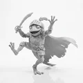Mô hình 3D Chiến Binh Ếch - Frog Warrior Figurine Fantasy Animal - Thumbnail 1