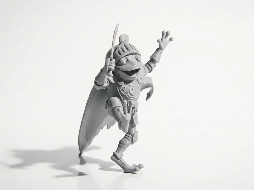 Mô hình 3D Chiến Binh Ếch - Frog Warrior Figurine Fantasy Animal - Image 2