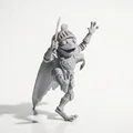 Mô hình 3D Chiến Binh Ếch - Frog Warrior Figurine Fantasy Animal - Thumbnail 2