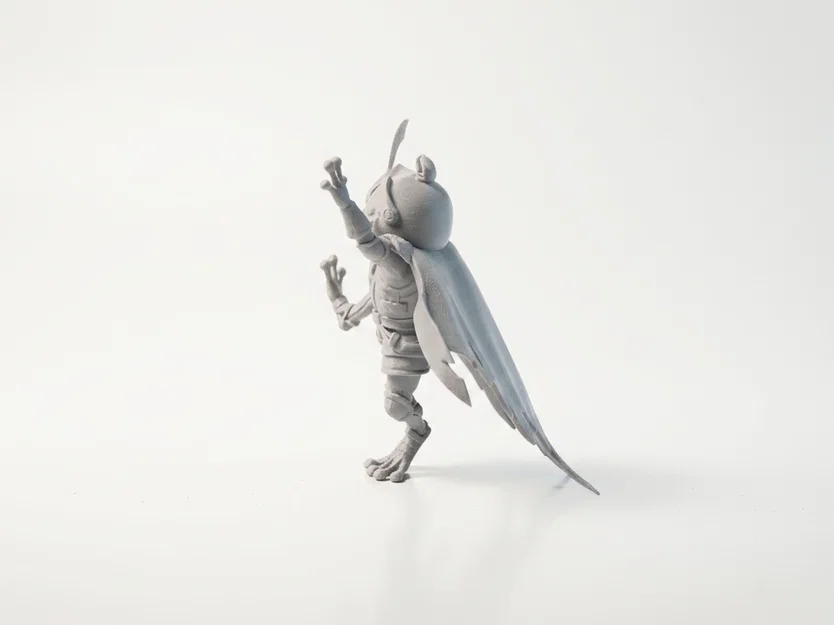 Mô hình 3D Chiến Binh Ếch - Frog Warrior Figurine Fantasy Animal - Image 4