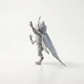 Mô hình 3D Chiến Binh Ếch - Frog Warrior Figurine Fantasy Animal - Thumbnail 4