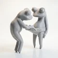Mô hình ếch nhảy múa đáng yêu in 3D - Thumbnail 2