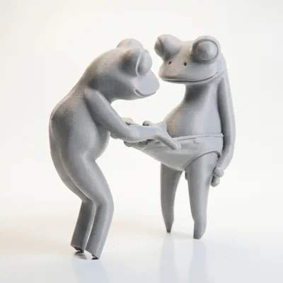 Mô hình ếch nhảy múa đáng yêu in 3D