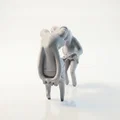 Mô hình ếch nhảy múa đáng yêu in 3D - Thumbnail 4