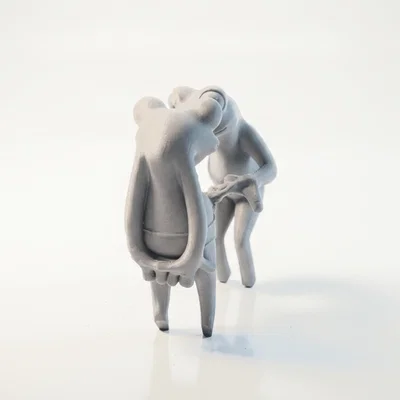 Mô hình ếch nhảy múa đáng yêu in 3D