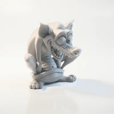 Mô hình linh cẩu tinh nghịch đáng yêu - File in 3D