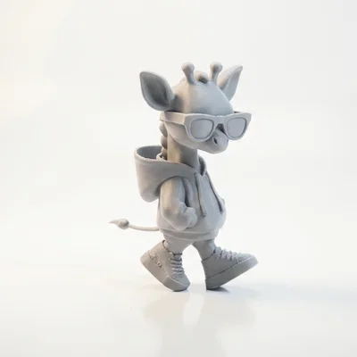 Mô hình 3D nhân vật hươu cao cổ (Giraffe Guy) cực ngầu