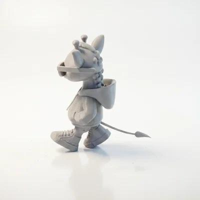 Mô hình 3D nhân vật hươu cao cổ (Giraffe Guy) cực ngầu