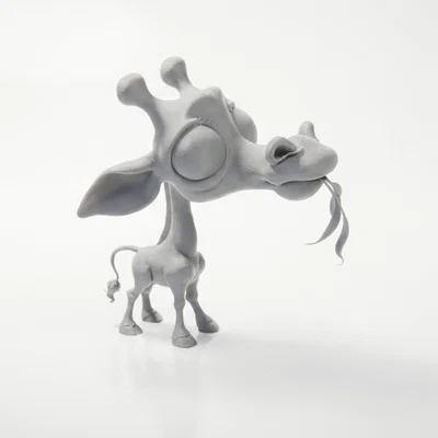 Mô hình Hươu Cao Cổ 3D - Tượng Động Vật Sưu Tầm