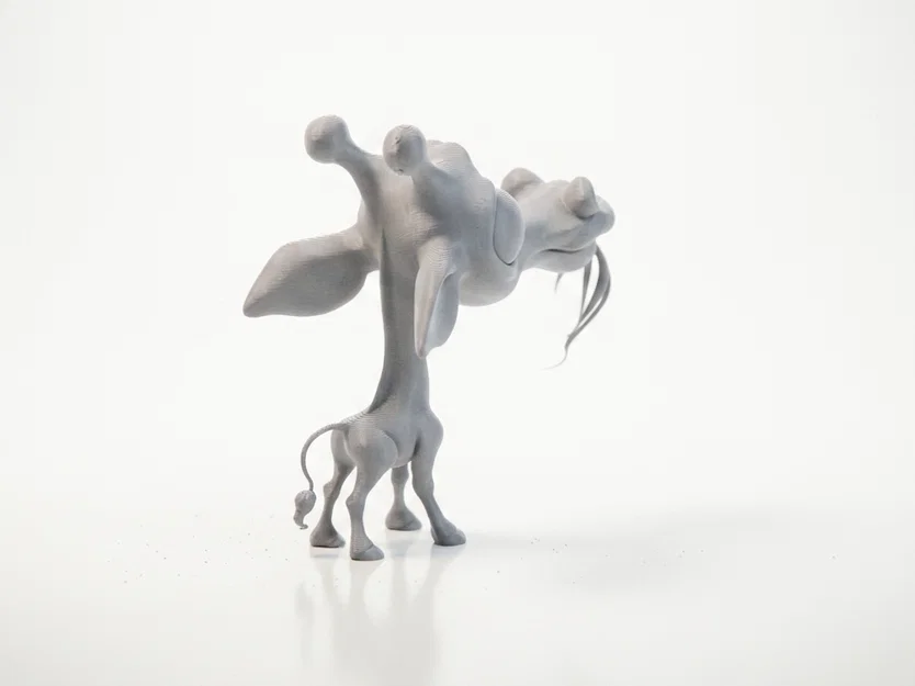 Mô hình Hươu Cao Cổ 3D - Tượng Động Vật Sưu Tầm - Image 2