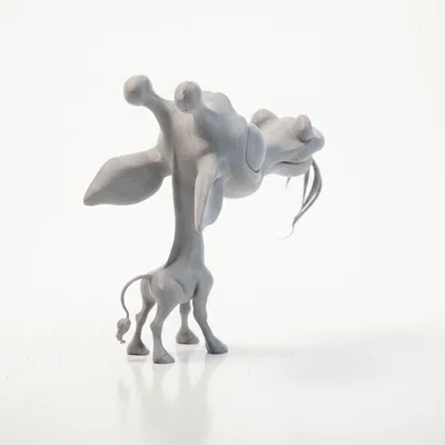 Mô hình Hươu Cao Cổ 3D - Tượng Động Vật Sưu Tầm