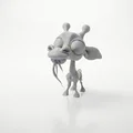 Mô hình Hươu Cao Cổ 3D - Tượng Động Vật Sưu Tầm - Thumbnail 4