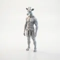 Mô hình 3D chiến binh hươu cao cổ nhân hình phong cách kỳ ảo - Thumbnail 1