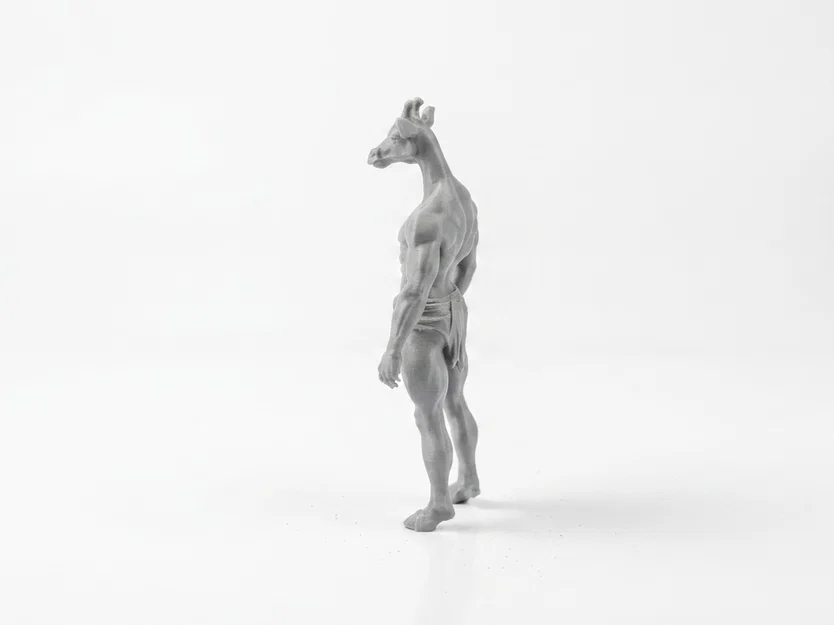 Mô hình 3D chiến binh hươu cao cổ nhân hình phong cách kỳ ảo - Image 4