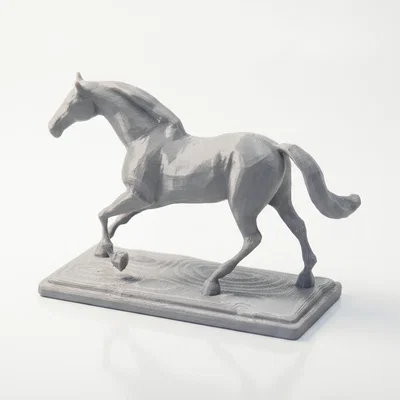 Mô hình tượng ngựa phi nước đại 3D in được
