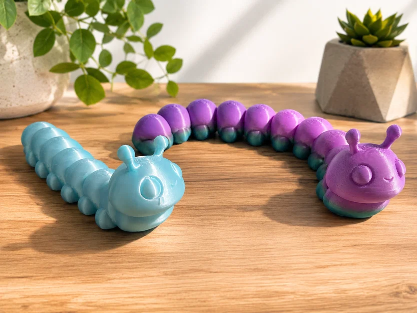 Chú sâu nhỏ đa khớp đáng yêu – Phiên bản Dài & Ngắn - Image 1