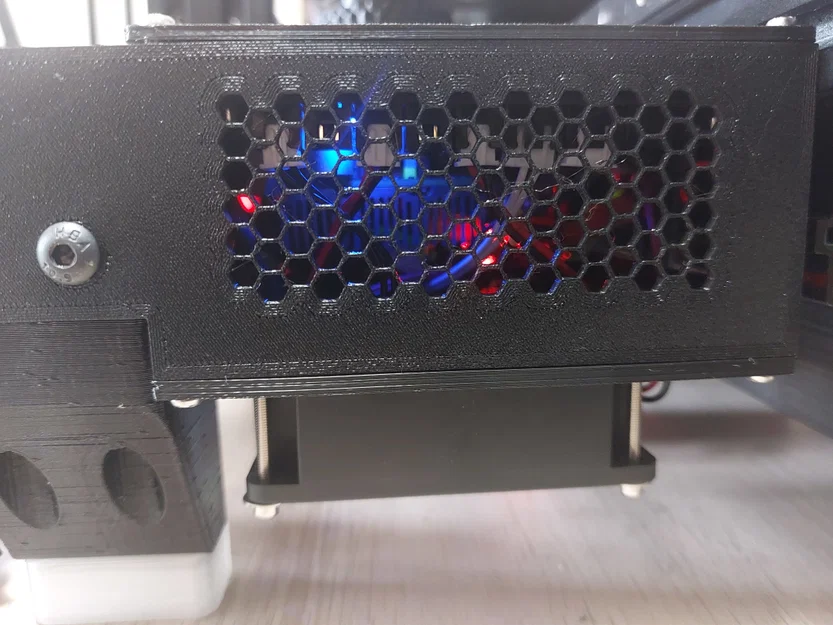 Khay chứa linh kiện Ender 3 V2 cho Mellow Fly D5, TMC5160 pro, Buck converter và quạt 80mm - Image 4