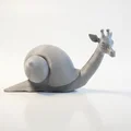 Mô hình 3D sinh vật lai Hươu cao cổ ốc sên - Thumbnail 1