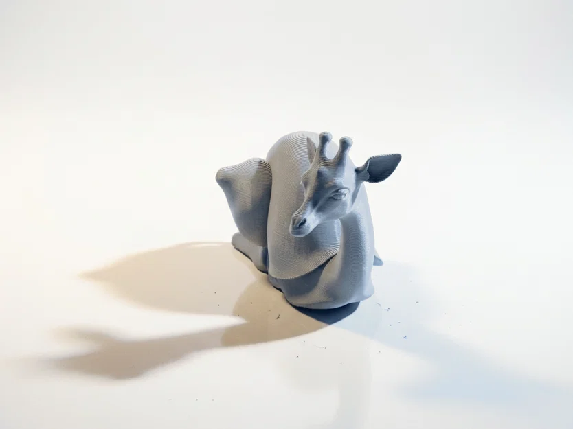 Mô hình 3D sinh vật lai Hươu cao cổ ốc sên - Image 2