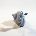 Mô hình 3D sinh vật lai Hươu cao cổ ốc sên - Thumbnail 2