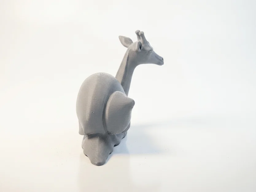 Mô hình 3D sinh vật lai Hươu cao cổ ốc sên - Image 3