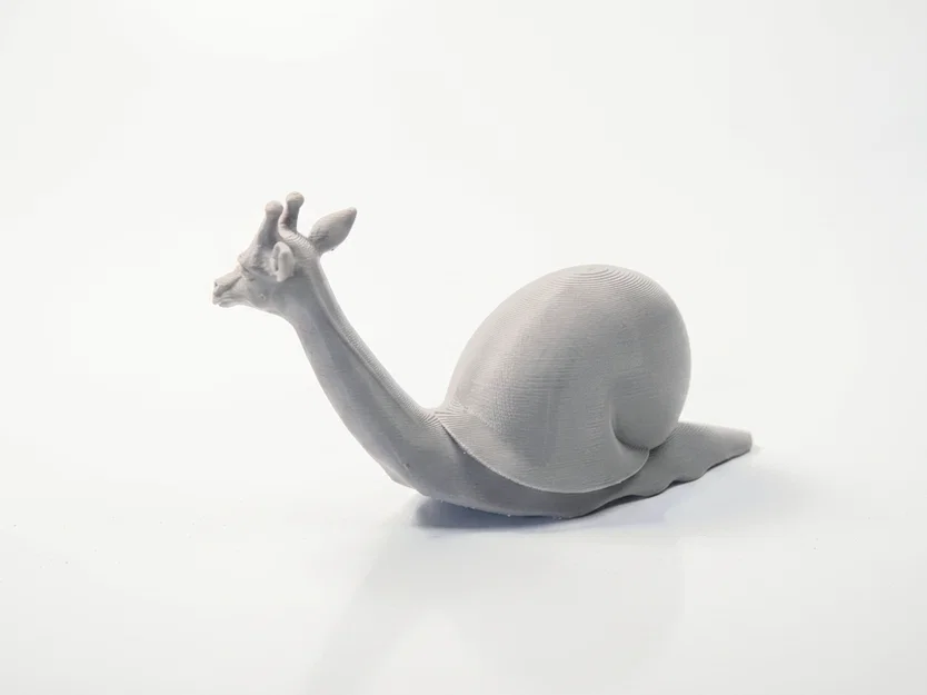 Mô hình 3D sinh vật lai Hươu cao cổ ốc sên - Image 4