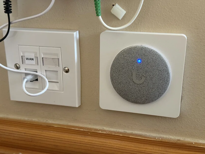 Đế gắn tường thạch cao chuẩn UK cho UniFi PoE Smart Chime - Image 4