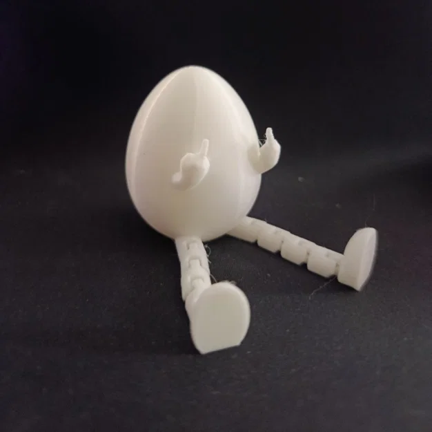 Mô hình Flexi Egg Remix - Đồ chơi in 3D độc đáo, hài hước - Image 1