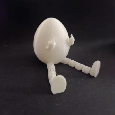 Mô hình Flexi Egg Remix - Đồ chơi in 3D độc đáo, hài hước