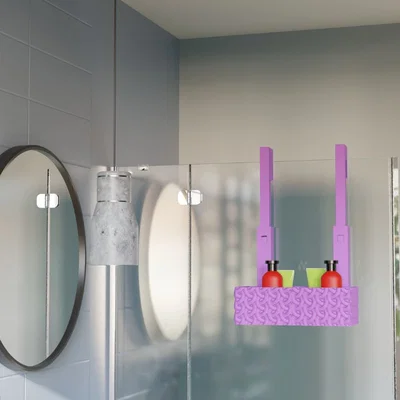 Shower Door Caddy – Kệ Treo Vách Kính Phòng Tắm Tiện Dụng
