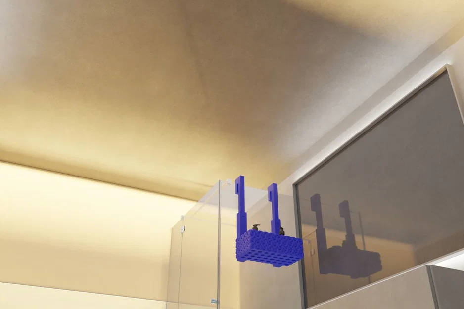Shower Door Caddy – Kệ Treo Vách Kính Phòng Tắm Tiện Dụng - Image 4