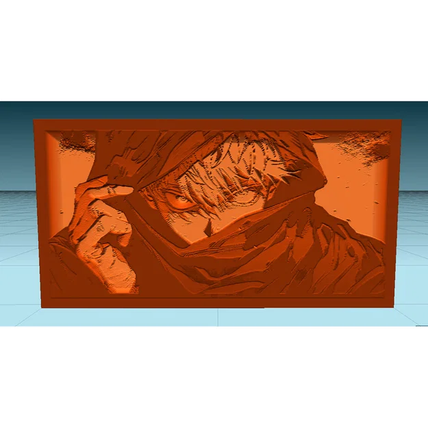 Mô hình Lithophane Satoru Gojo 3D in ấn tượng cho fan Jujutsu Kaisen - Image 1