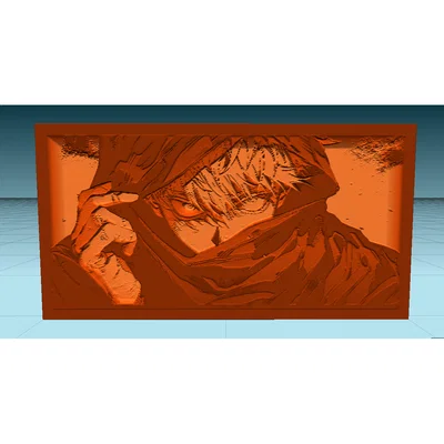 Mô hình Lithophane Satoru Gojo 3D in ấn tượng cho fan Jujutsu Kaisen