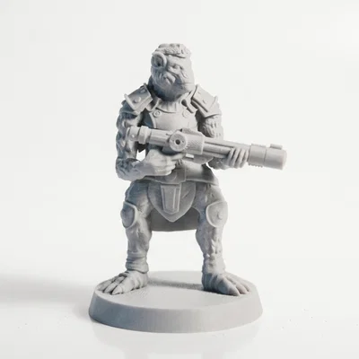 Mô hình tượng Khỉ đột có vũ trang (Armed Gorilla) in 3D ấn tượng