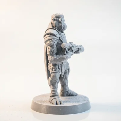 Mô hình tượng Khỉ đột có vũ trang (Armed Gorilla) in 3D ấn tượng