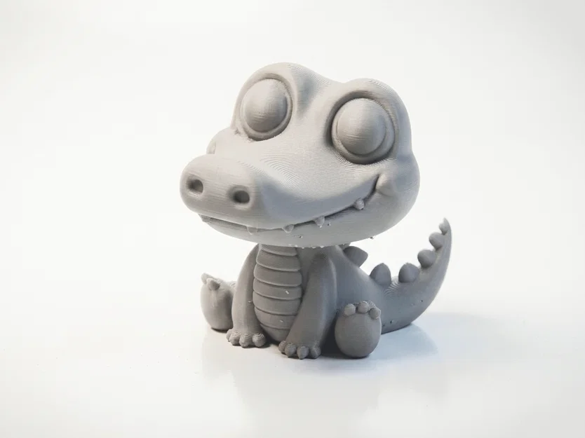 Mô hình Cá Sấu Happy Croc dễ thương in 3D - Image 1