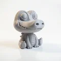 Mô hình Cá Sấu Happy Croc dễ thương in 3D - Thumbnail 2