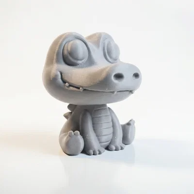 Mô hình Cá Sấu Happy Croc dễ thương in 3D