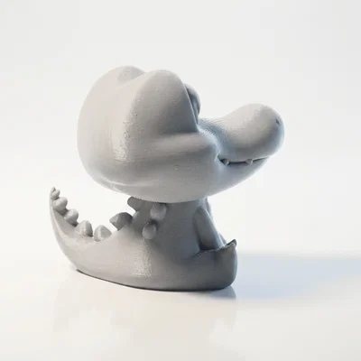 Mô hình Cá Sấu Happy Croc dễ thương in 3D