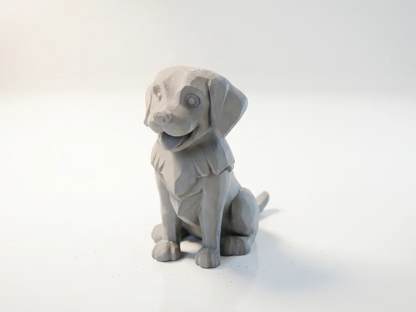 Mô hình chú chó đáng yêu (Happy Dog) - File in 3D - Image 1