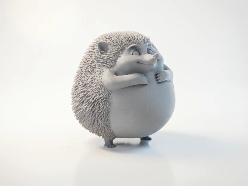 Mô hình chú nhím vui vẻ 3D (Happy Hedgehog Figurine) - Image 2