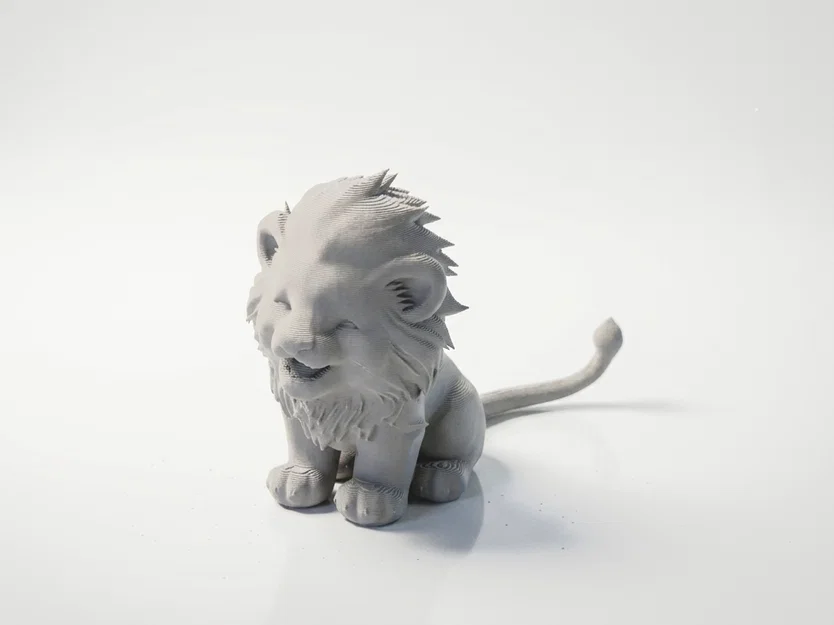 Mô hình Sư Tử Hạnh Phúc - Đồ sưu tầm in 3D độc đáo - Image 1
