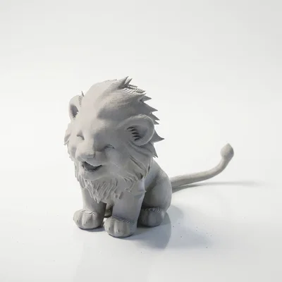 Mô hình Sư Tử Hạnh Phúc - Đồ sưu tầm in 3D độc đáo