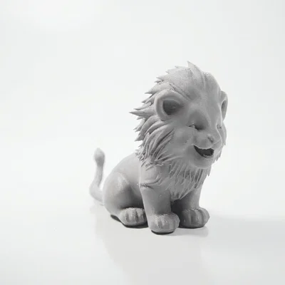 Mô hình Sư Tử Hạnh Phúc - Đồ sưu tầm in 3D độc đáo
