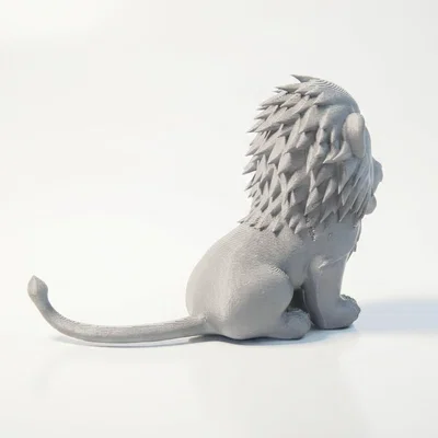 Mô hình Sư Tử Hạnh Phúc - Đồ sưu tầm in 3D độc đáo