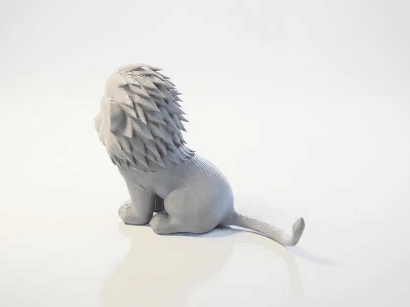Mô hình Sư Tử Hạnh Phúc - Đồ sưu tầm in 3D độc đáo - Image 4